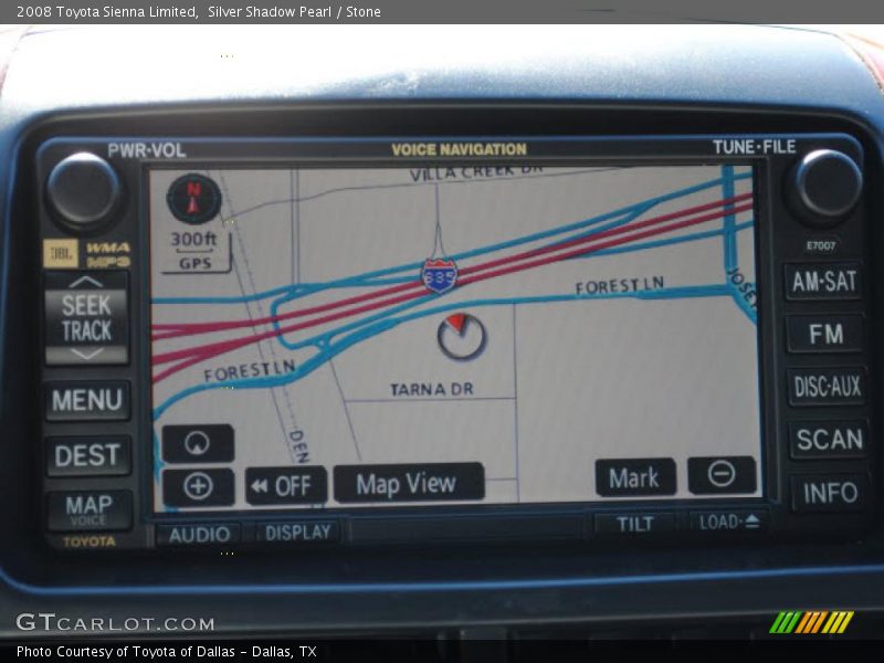 Silver Shadow Pearl / Stone 2008 Toyota Sienna Limited