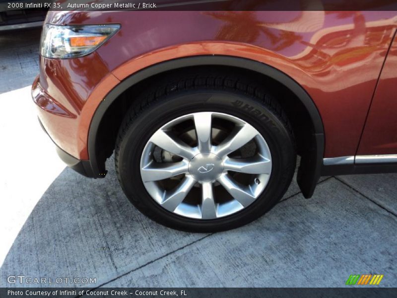 Autumn Copper Metallic / Brick 2008 Infiniti FX 35