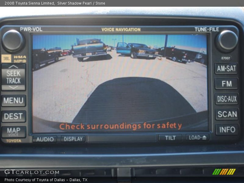 Silver Shadow Pearl / Stone 2008 Toyota Sienna Limited