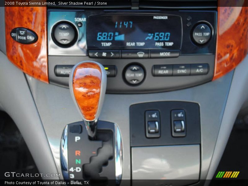 Silver Shadow Pearl / Stone 2008 Toyota Sienna Limited