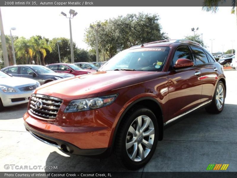 Autumn Copper Metallic / Brick 2008 Infiniti FX 35