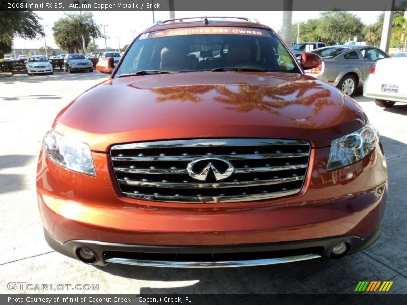Autumn Copper Metallic / Brick 2008 Infiniti FX 35