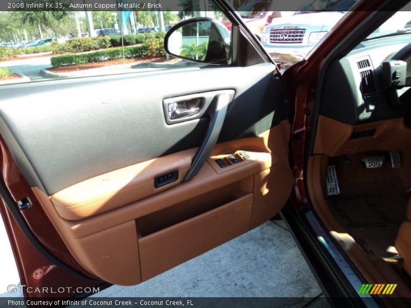 Autumn Copper Metallic / Brick 2008 Infiniti FX 35