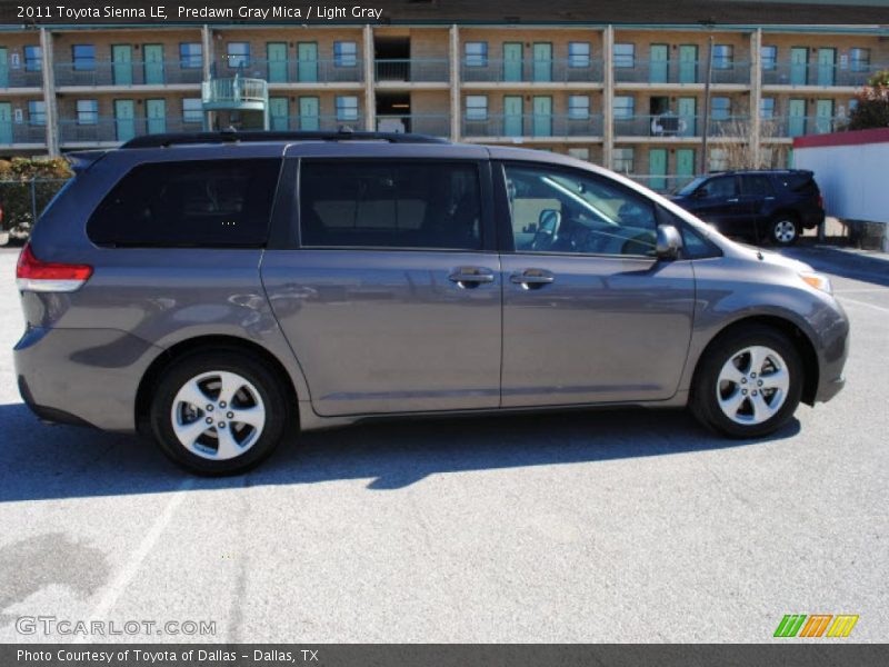 Predawn Gray Mica / Light Gray 2011 Toyota Sienna LE