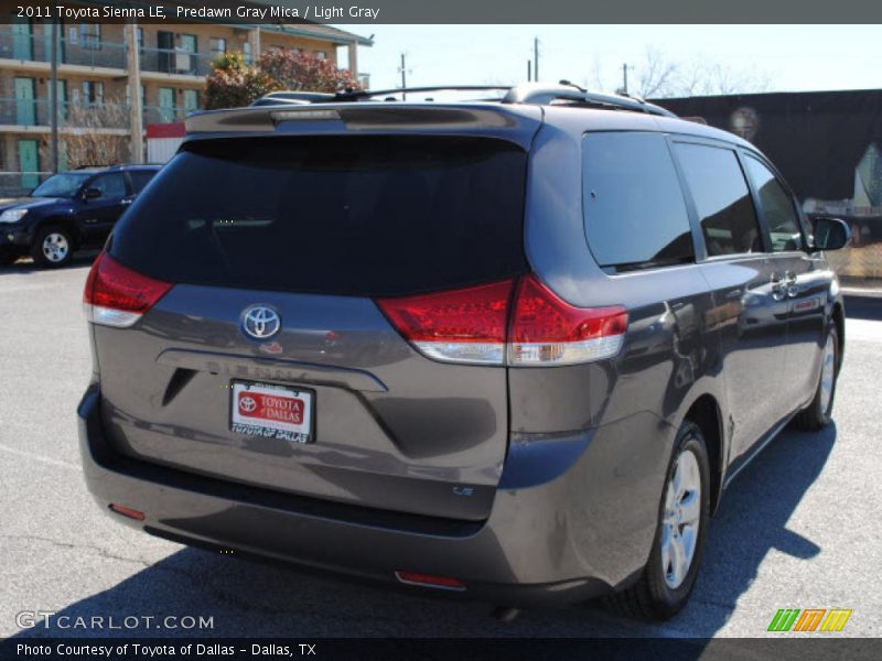 Predawn Gray Mica / Light Gray 2011 Toyota Sienna LE