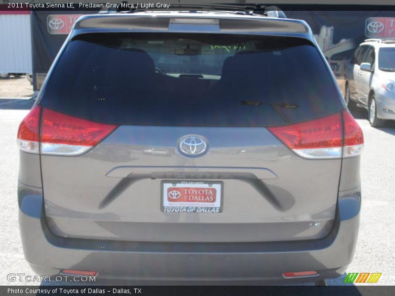 Predawn Gray Mica / Light Gray 2011 Toyota Sienna LE