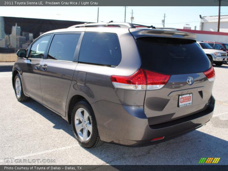 Predawn Gray Mica / Light Gray 2011 Toyota Sienna LE