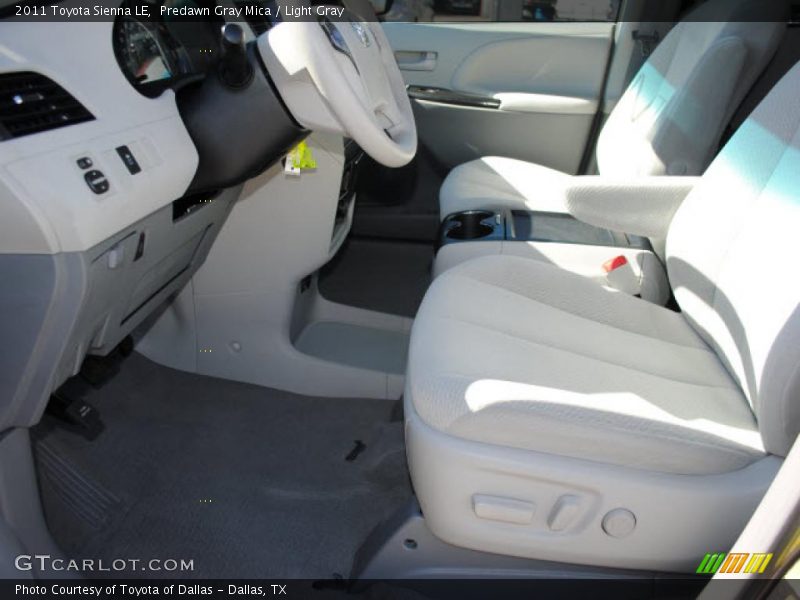 Predawn Gray Mica / Light Gray 2011 Toyota Sienna LE