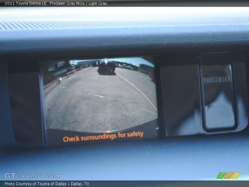 Predawn Gray Mica / Light Gray 2011 Toyota Sienna LE