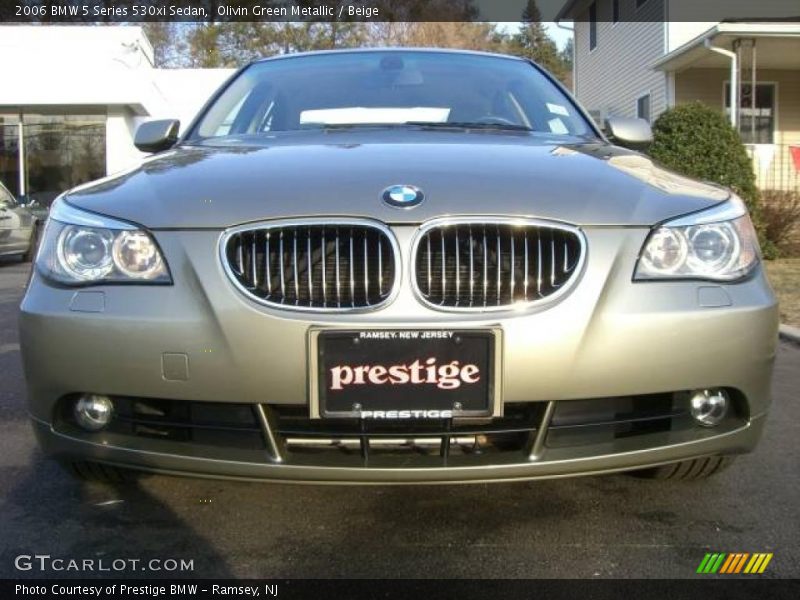 Olivin Green Metallic / Beige 2006 BMW 5 Series 530xi Sedan