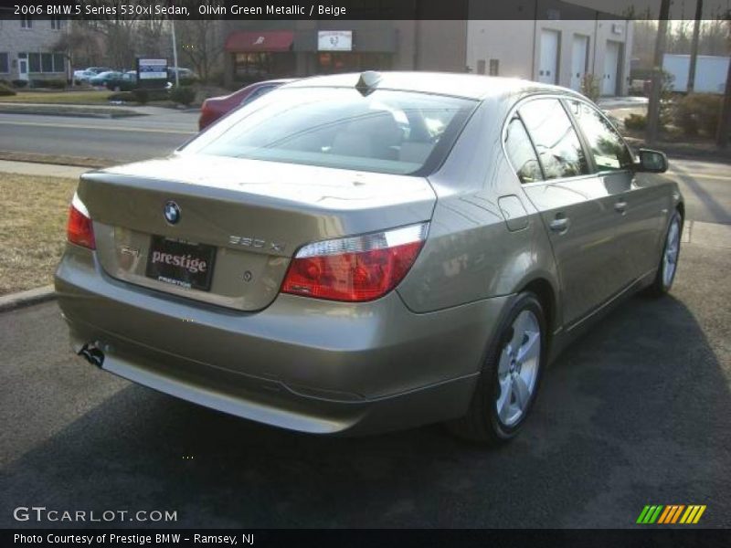 Olivin Green Metallic / Beige 2006 BMW 5 Series 530xi Sedan