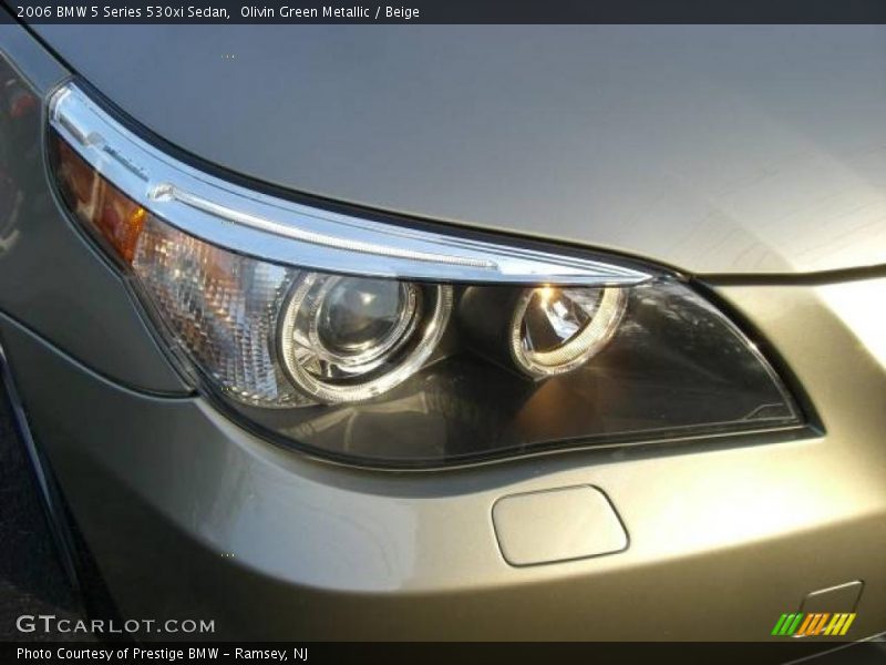 Olivin Green Metallic / Beige 2006 BMW 5 Series 530xi Sedan