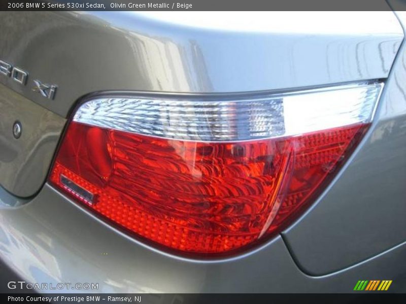 Olivin Green Metallic / Beige 2006 BMW 5 Series 530xi Sedan