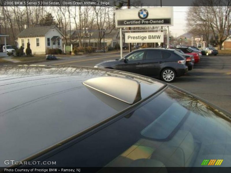 Olivin Green Metallic / Beige 2006 BMW 5 Series 530xi Sedan