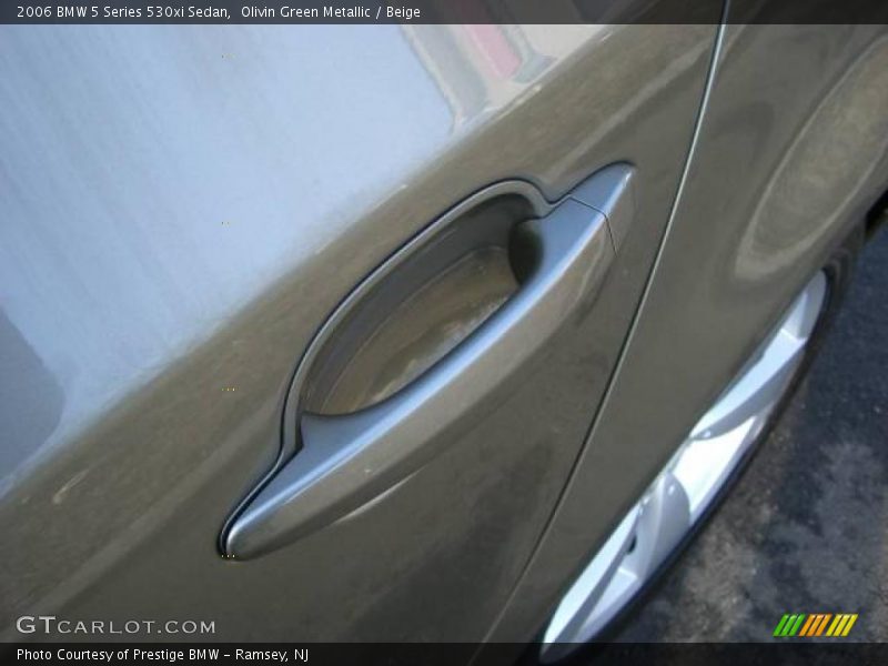 Olivin Green Metallic / Beige 2006 BMW 5 Series 530xi Sedan
