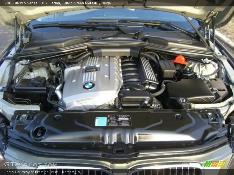 Olivin Green Metallic / Beige 2006 BMW 5 Series 530xi Sedan