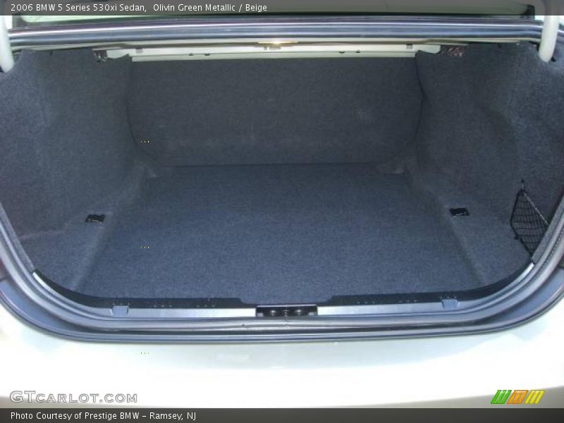 Olivin Green Metallic / Beige 2006 BMW 5 Series 530xi Sedan