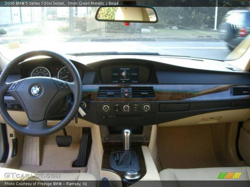 Olivin Green Metallic / Beige 2006 BMW 5 Series 530xi Sedan