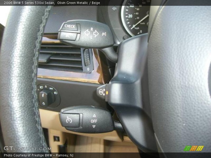 Olivin Green Metallic / Beige 2006 BMW 5 Series 530xi Sedan