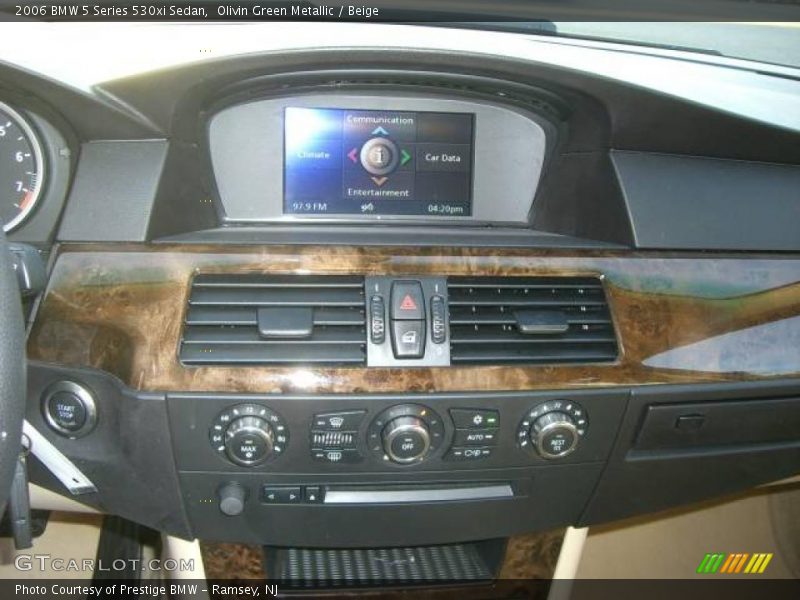 Olivin Green Metallic / Beige 2006 BMW 5 Series 530xi Sedan