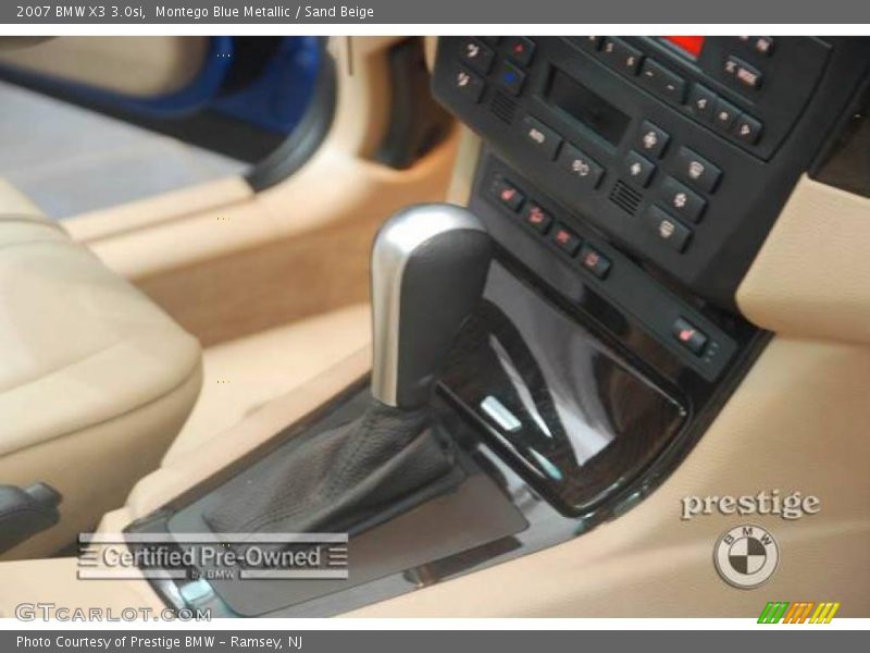 Montego Blue Metallic / Sand Beige 2007 BMW X3 3.0si