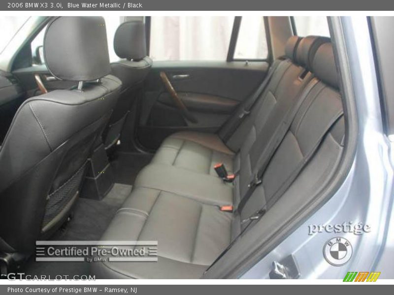 Blue Water Metallic / Black 2006 BMW X3 3.0i