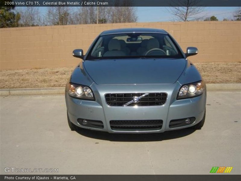 Celestial Blue Metallic / Calcite Cream 2008 Volvo C70 T5