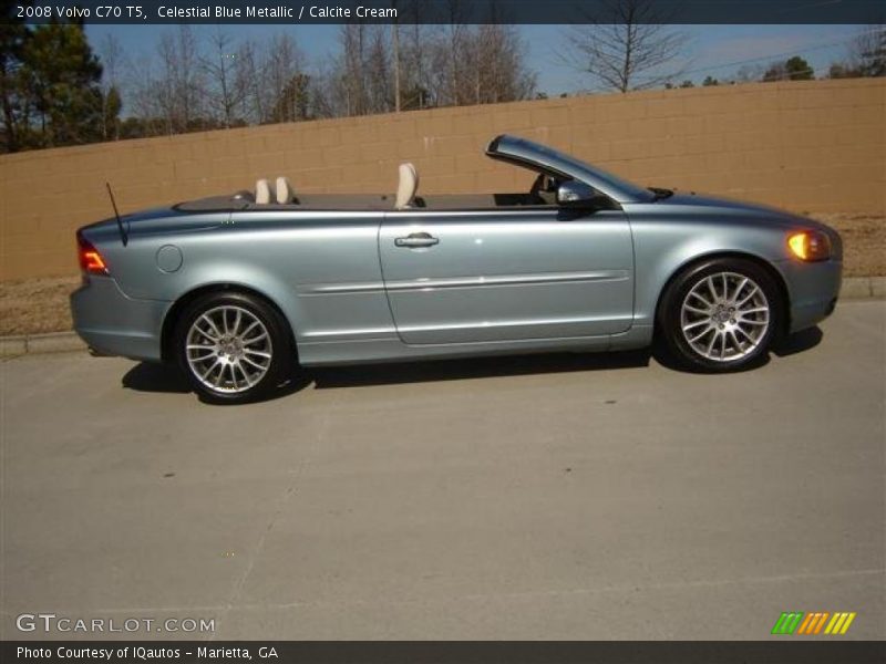 Celestial Blue Metallic / Calcite Cream 2008 Volvo C70 T5