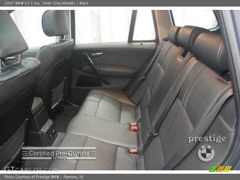 Silver Grey Metallic / Black 2007 BMW X3 3.0si
