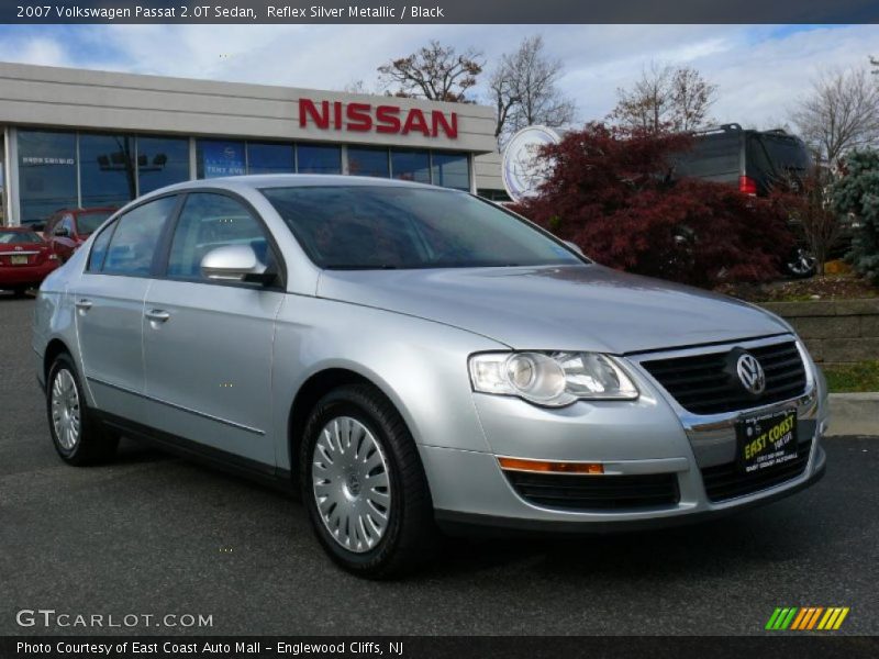 Reflex Silver Metallic / Black 2007 Volkswagen Passat 2.0T Sedan