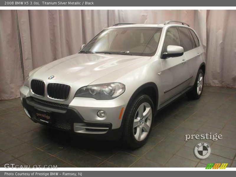 Titanium Silver Metallic / Black 2008 BMW X5 3.0si