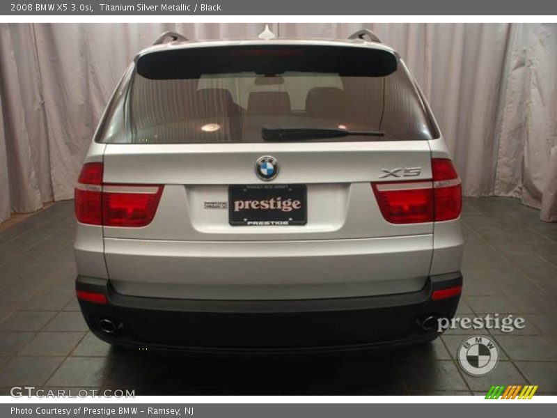 Titanium Silver Metallic / Black 2008 BMW X5 3.0si