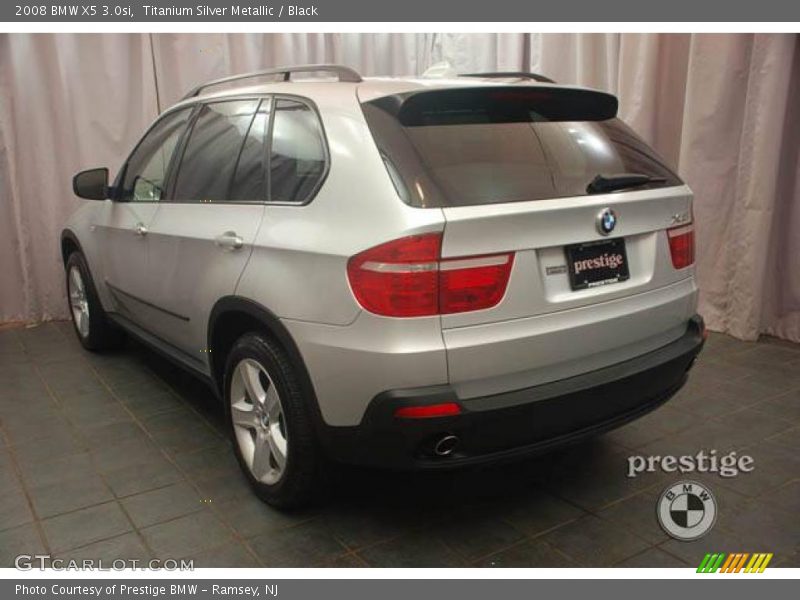 Titanium Silver Metallic / Black 2008 BMW X5 3.0si