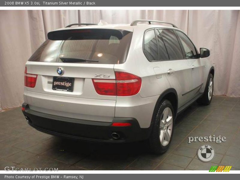 Titanium Silver Metallic / Black 2008 BMW X5 3.0si