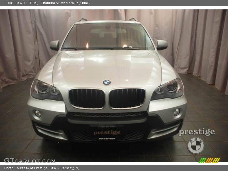 Titanium Silver Metallic / Black 2008 BMW X5 3.0si