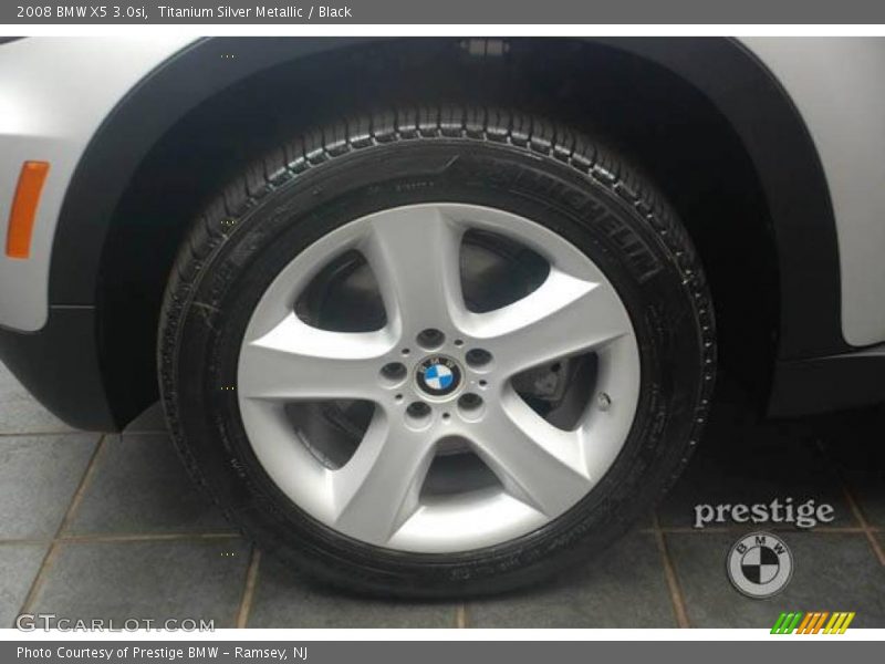 Titanium Silver Metallic / Black 2008 BMW X5 3.0si