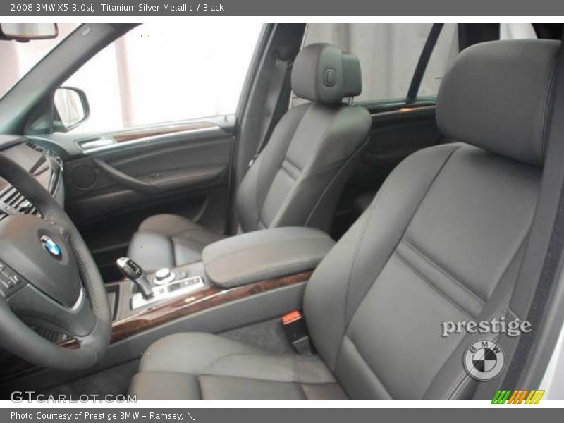 Titanium Silver Metallic / Black 2008 BMW X5 3.0si