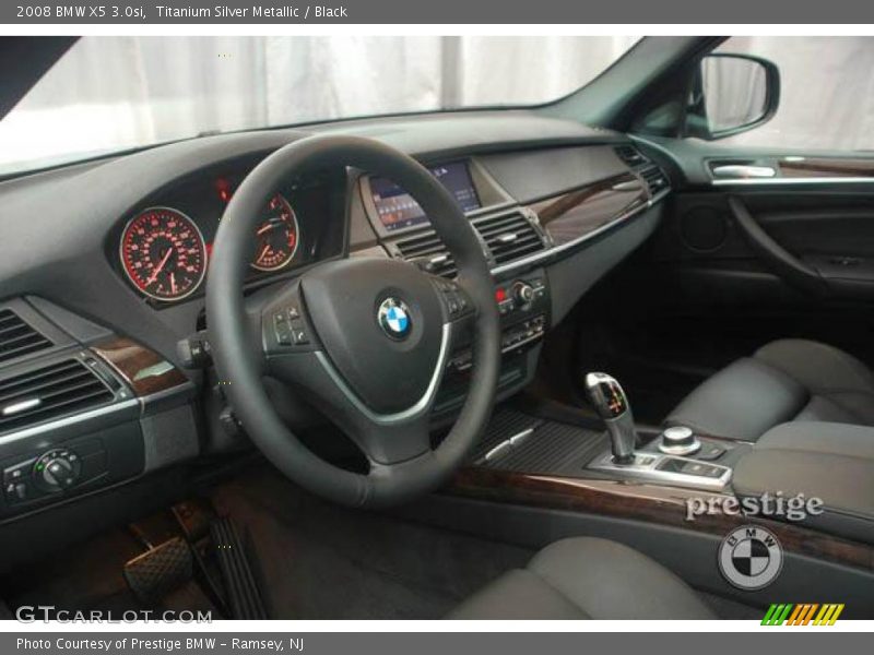 Titanium Silver Metallic / Black 2008 BMW X5 3.0si