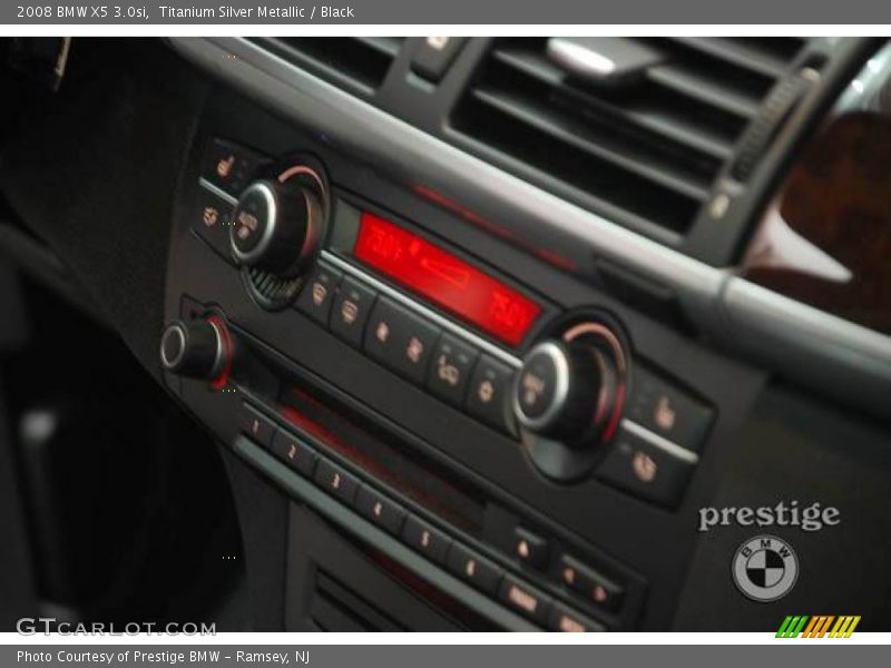 Titanium Silver Metallic / Black 2008 BMW X5 3.0si