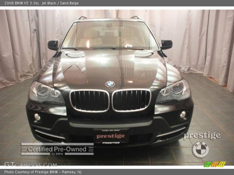 Jet Black / Sand Beige 2008 BMW X5 3.0si