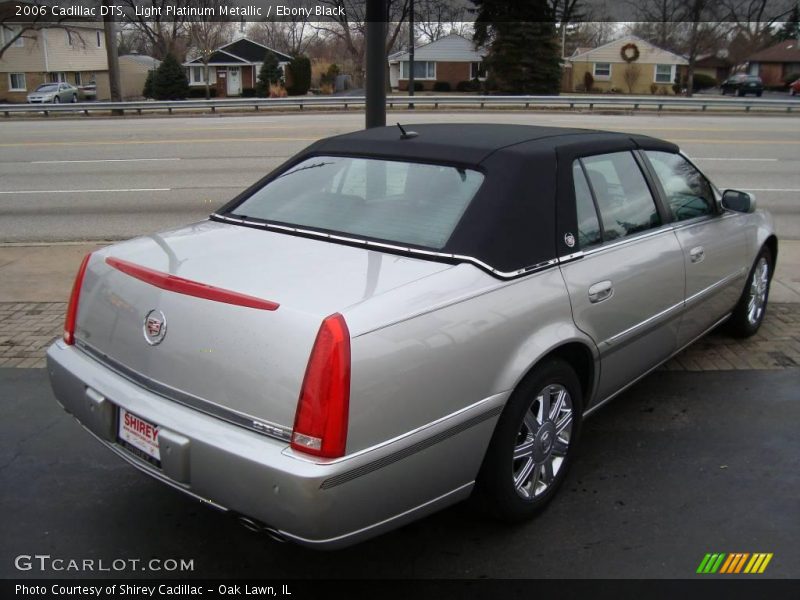 Light Platinum Metallic / Ebony Black 2006 Cadillac DTS