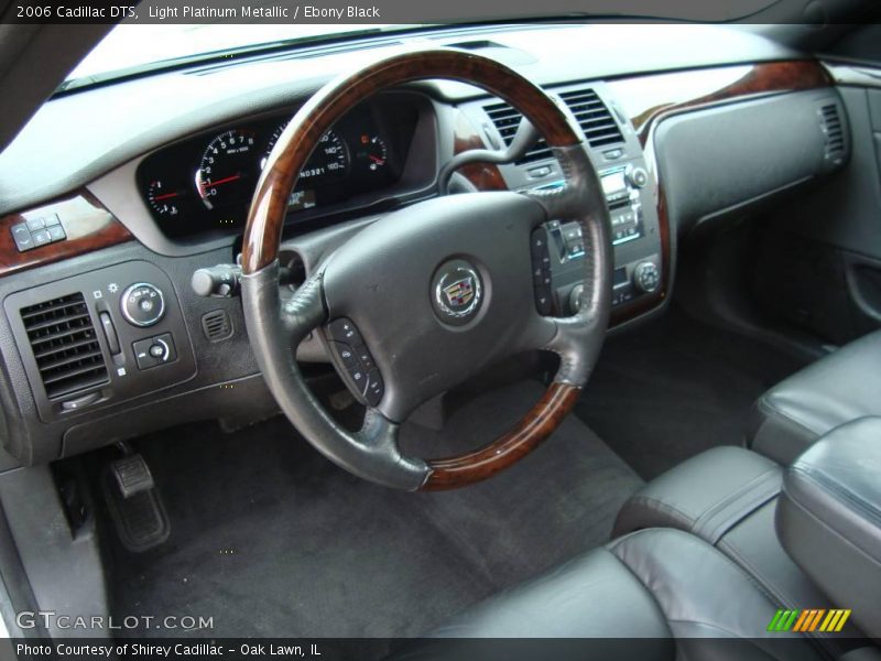 Light Platinum Metallic / Ebony Black 2006 Cadillac DTS