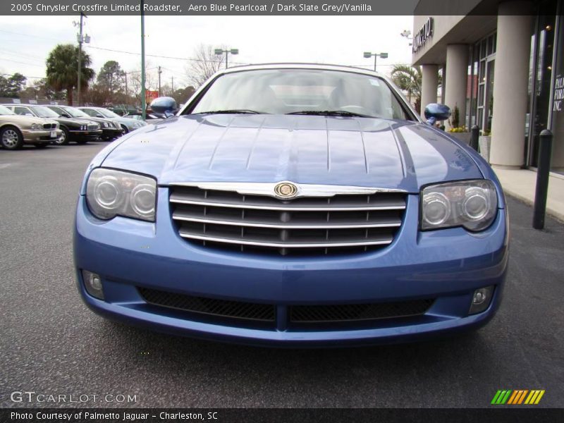 Aero Blue Pearlcoat / Dark Slate Grey/Vanilla 2005 Chrysler Crossfire Limited Roadster
