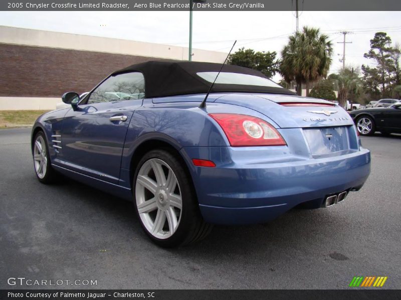 Aero Blue Pearlcoat / Dark Slate Grey/Vanilla 2005 Chrysler Crossfire Limited Roadster