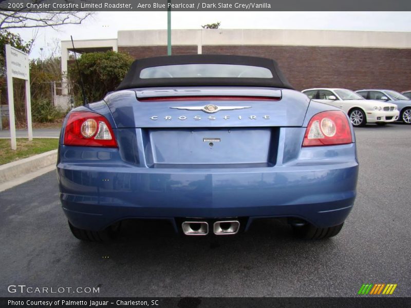 Aero Blue Pearlcoat / Dark Slate Grey/Vanilla 2005 Chrysler Crossfire Limited Roadster