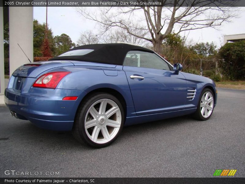 Aero Blue Pearlcoat / Dark Slate Grey/Vanilla 2005 Chrysler Crossfire Limited Roadster