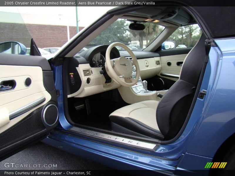 Aero Blue Pearlcoat / Dark Slate Grey/Vanilla 2005 Chrysler Crossfire Limited Roadster