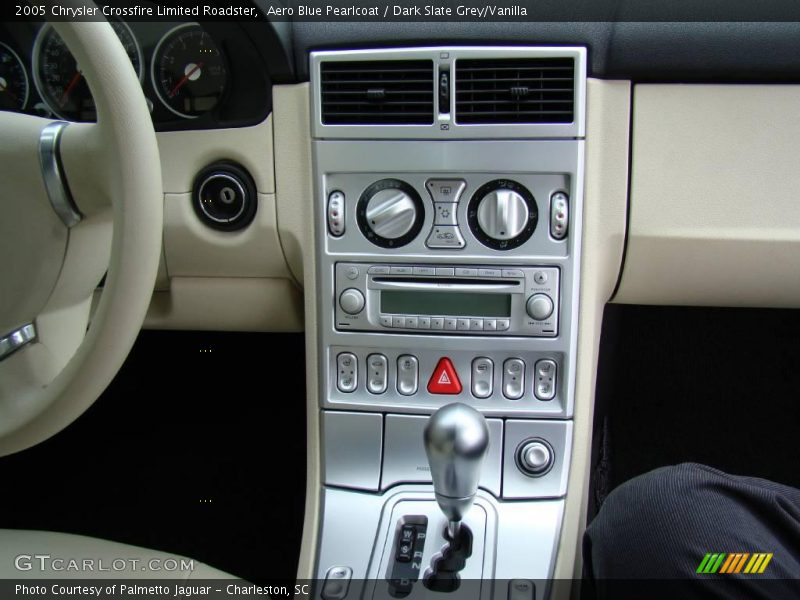 Aero Blue Pearlcoat / Dark Slate Grey/Vanilla 2005 Chrysler Crossfire Limited Roadster