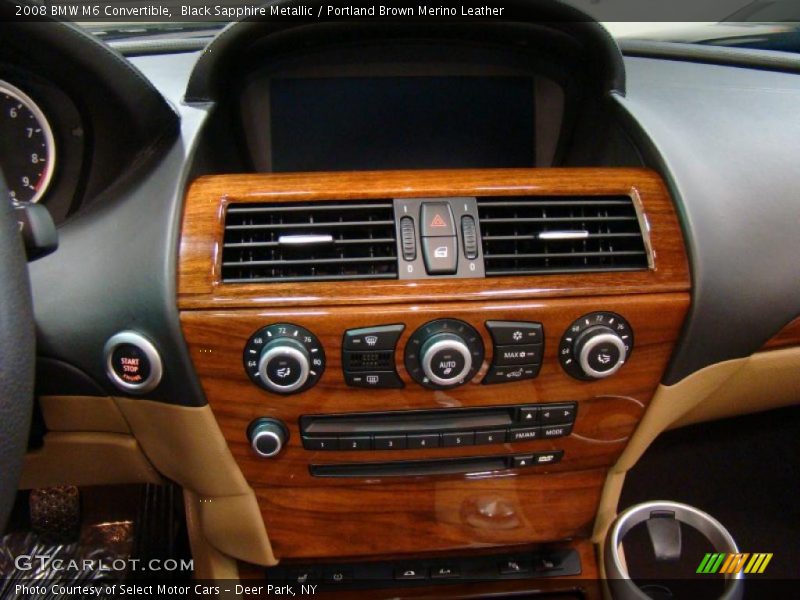 Controls of 2008 M6 Convertible