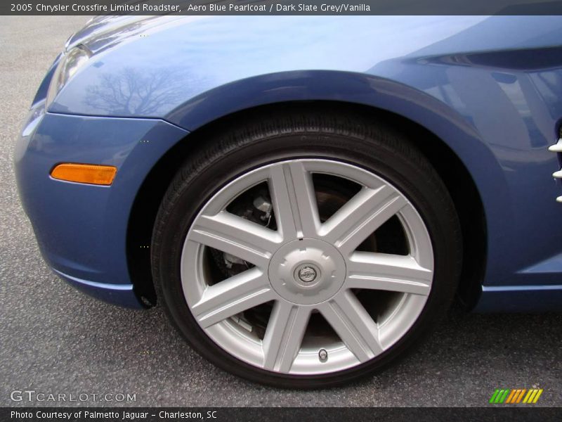 Aero Blue Pearlcoat / Dark Slate Grey/Vanilla 2005 Chrysler Crossfire Limited Roadster